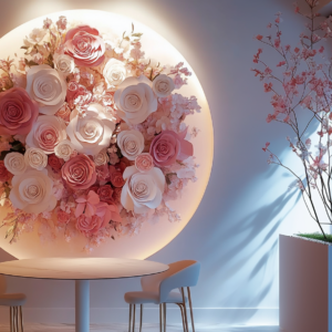 Mix of big and small flowers for Cafés, Restaurants & Lunch Bars