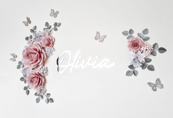 Let her room blossom – with charming paper flower wall decor. - Image 4