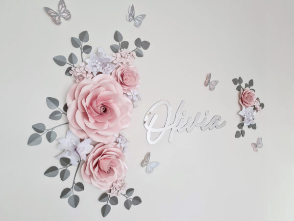 Let her room blossom – with charming paper flower wall decor. - Image 5