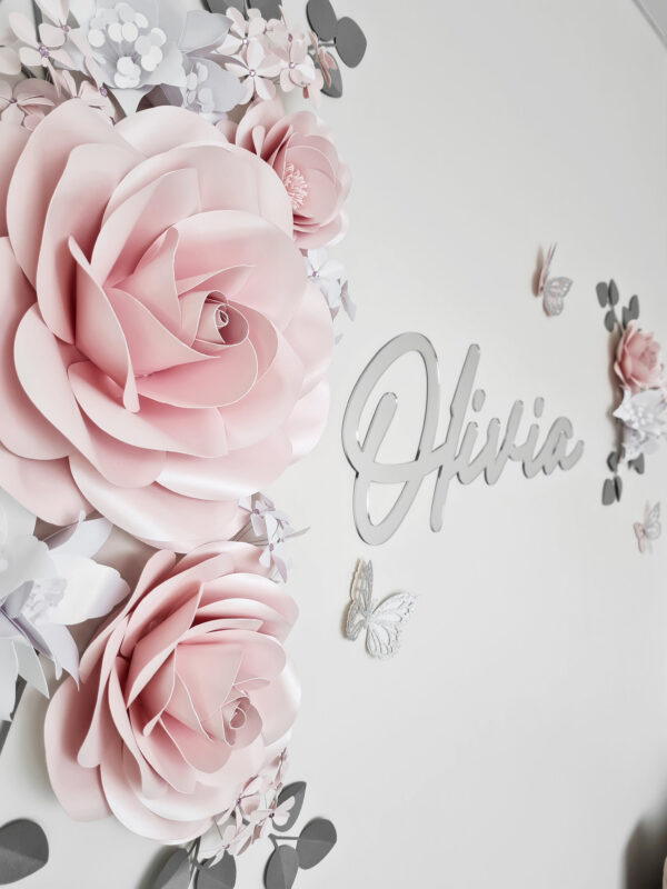 Let her room blossom – with charming paper flower wall decor. - Image 7