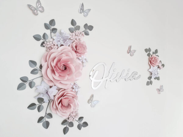 Let her room blossom – with charming paper flower wall decor. - Image 2