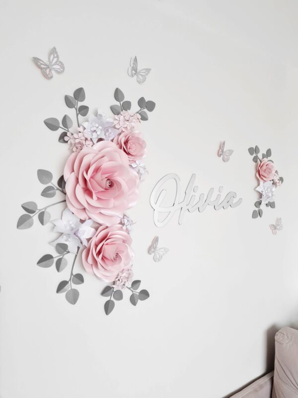 Let her room blossom – with charming paper flower wall decor.