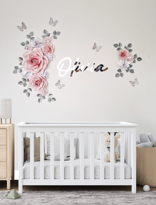 Let her room blossom – with charming paper flower wall decor. - Image 3