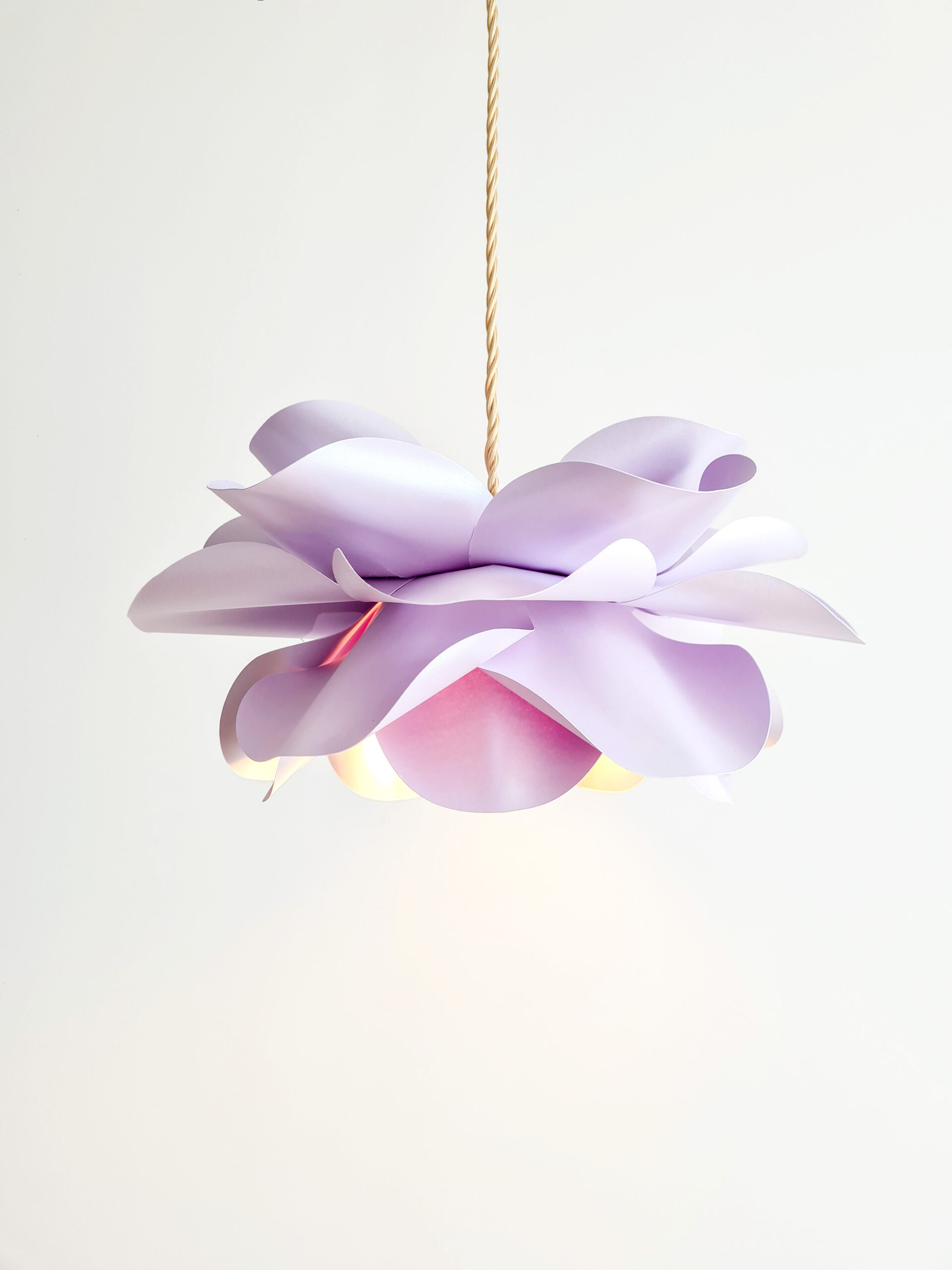 Fairy Rose night light Paper Flower Pendant Lamp - Image 4