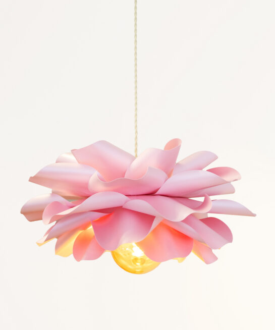 Sculptural Flower Pendant Light, Custom Ceiling Lamp, Organic Modern Lighting, Statement Floral Lamp, Handmade Designer Light Fixture